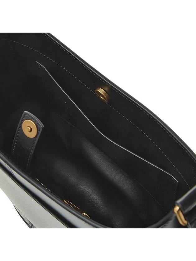 Luxury Balenciaga  Double B Logo Medium Hobo Shoulder Bag Black