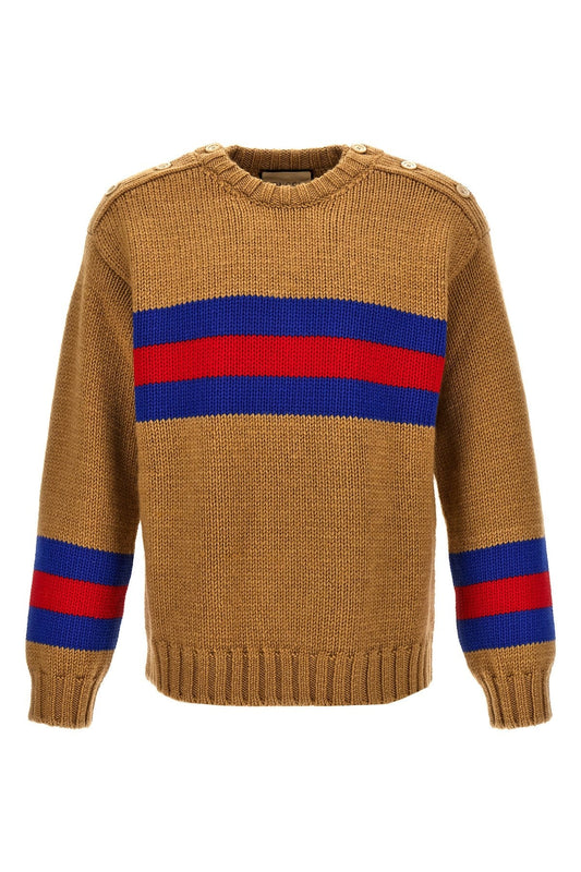 Gucci Men Web Ribbon Sweater
