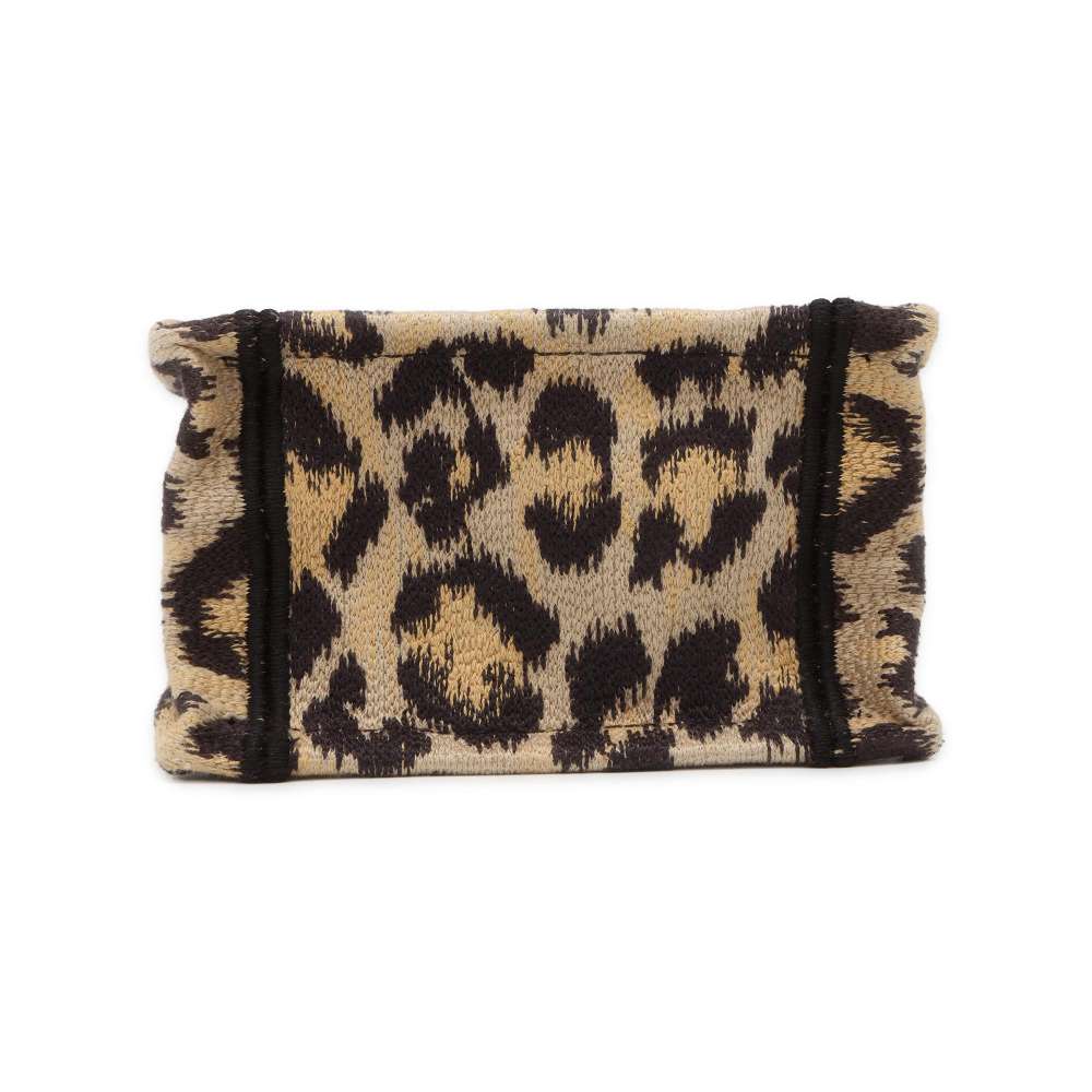 Dior book tote phone bag Beige/Black S5555CRHM Canvas Size Mini