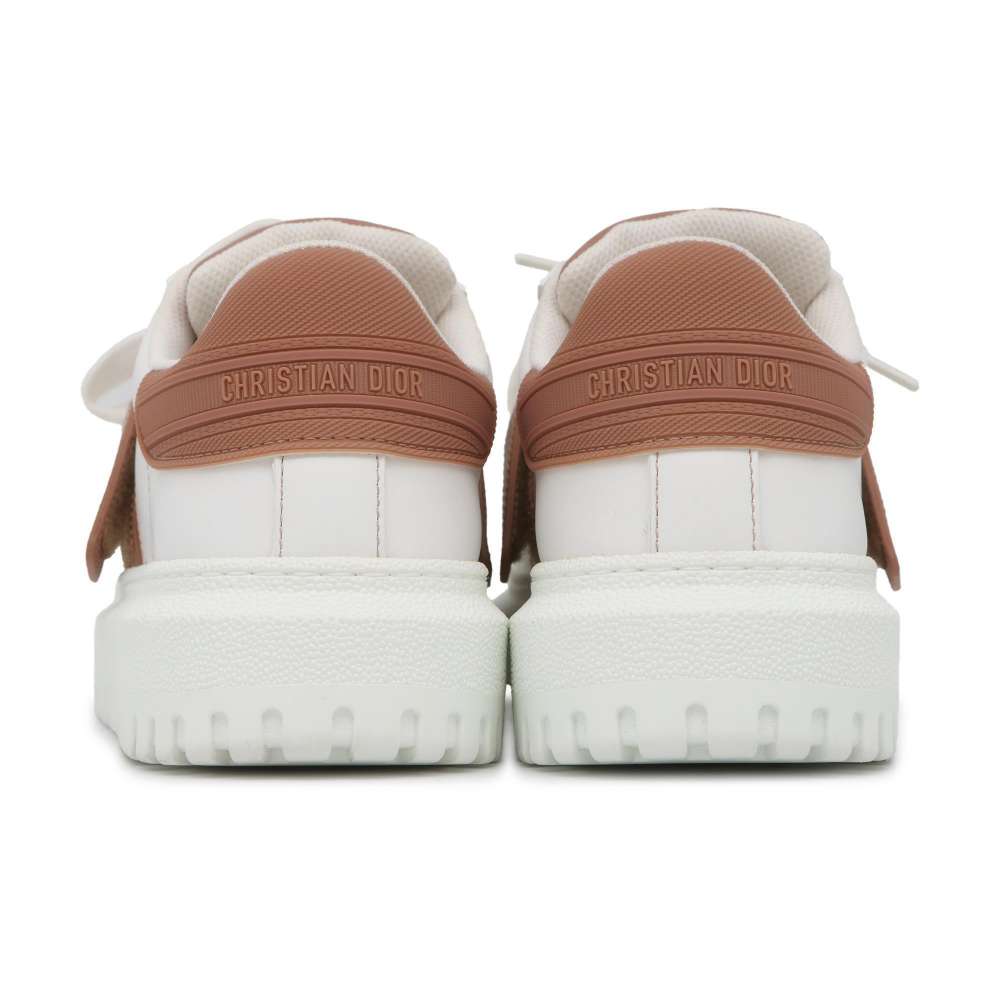 Dior DIOR-ID Sneakers White/Pink KCK278BCR Leather Rubber Size 34