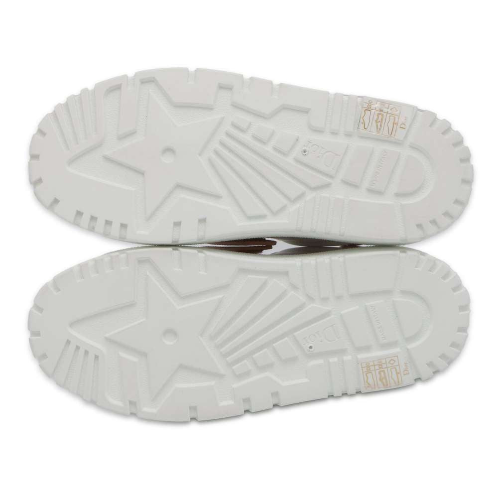 Dior DIOR-ID Sneakers White/Pink KCK278BCR Leather Rubber Size 34