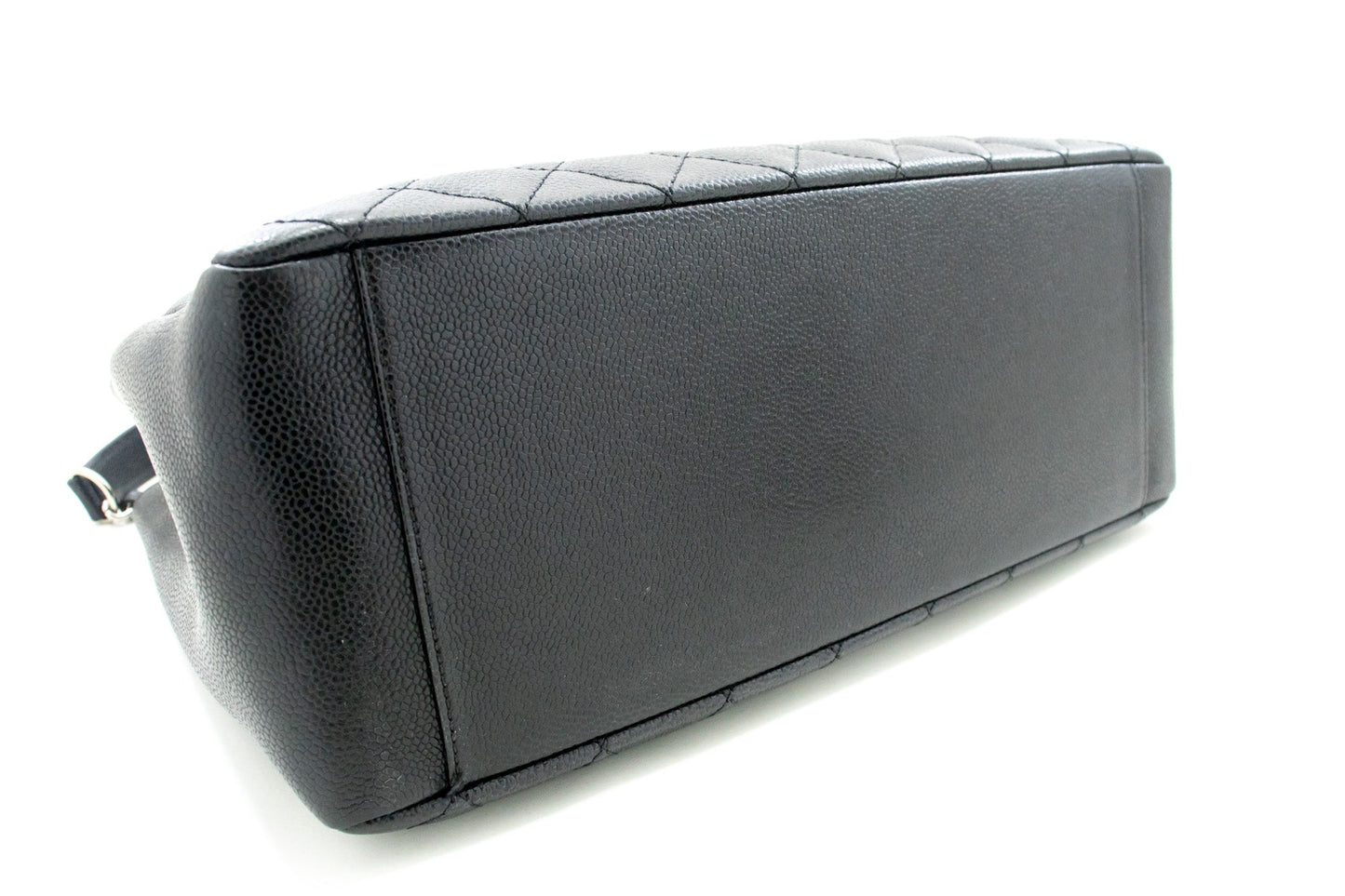 CHANEL Caviar GST 13" Grand Shopping Tote Chain Shoulder Bag Black