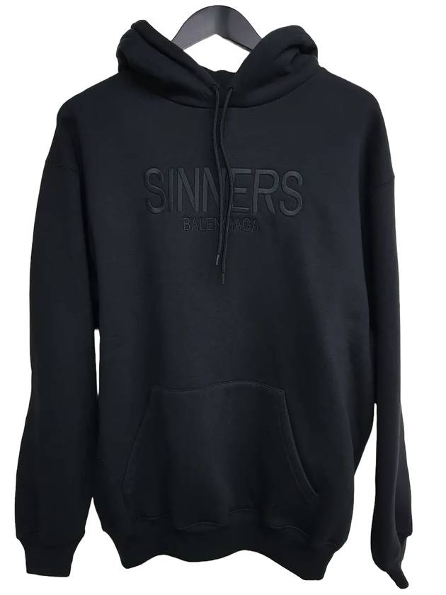 Luxury Balenciaga  Sinners Hoodie Black