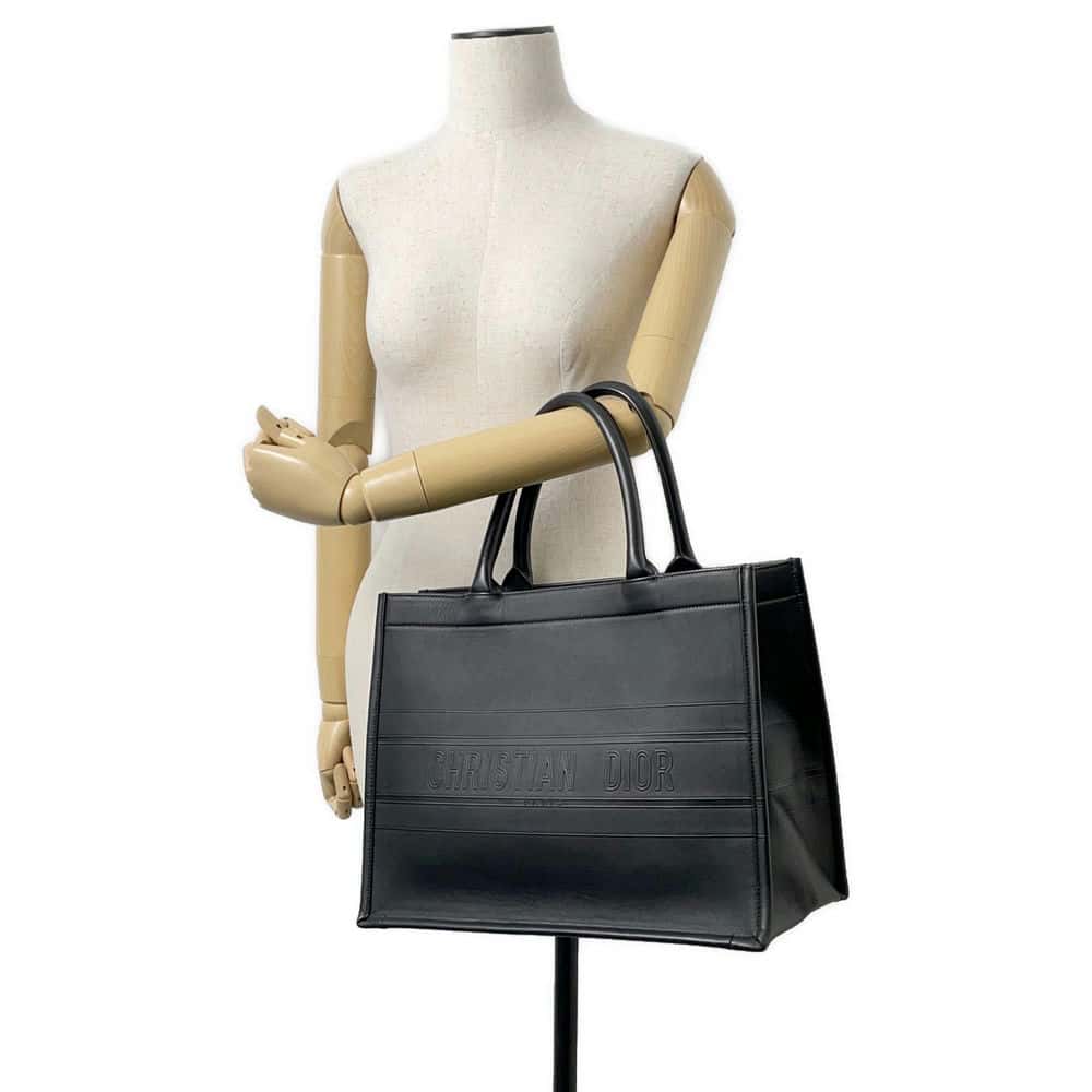 Dior Book tote Black M1296ZGSB_M900 Calf Leather Size Medium