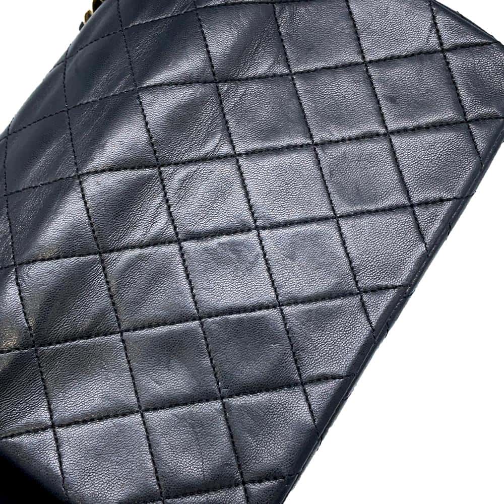 CHANEL Mini Matelasse ChainShoulder Bag Black A03571 Lambskin