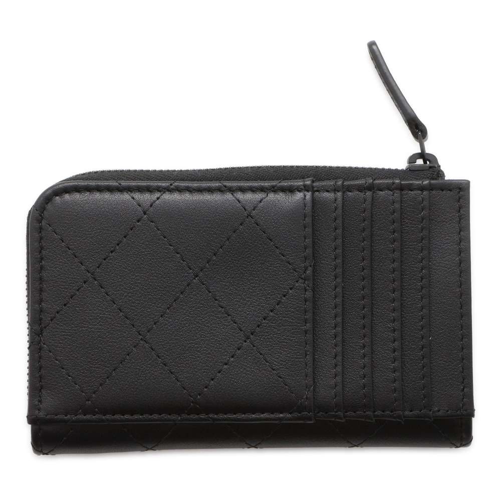 CHANEL Fragment Coin purse Black AP3820 Grained CalfLeather