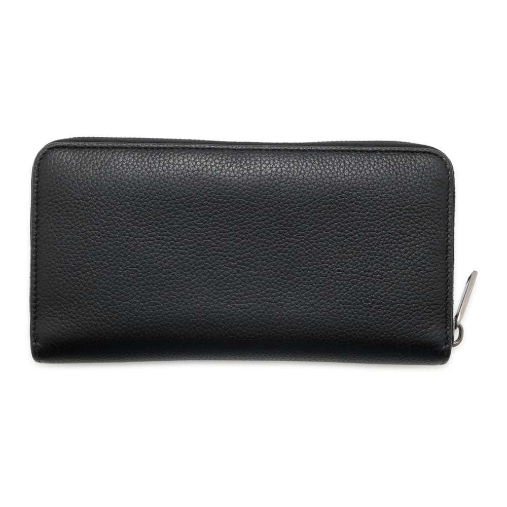 Dior CDIcon Long Zip Wallet Black 2ESBC252CDI_H00N Grained Calf Leather