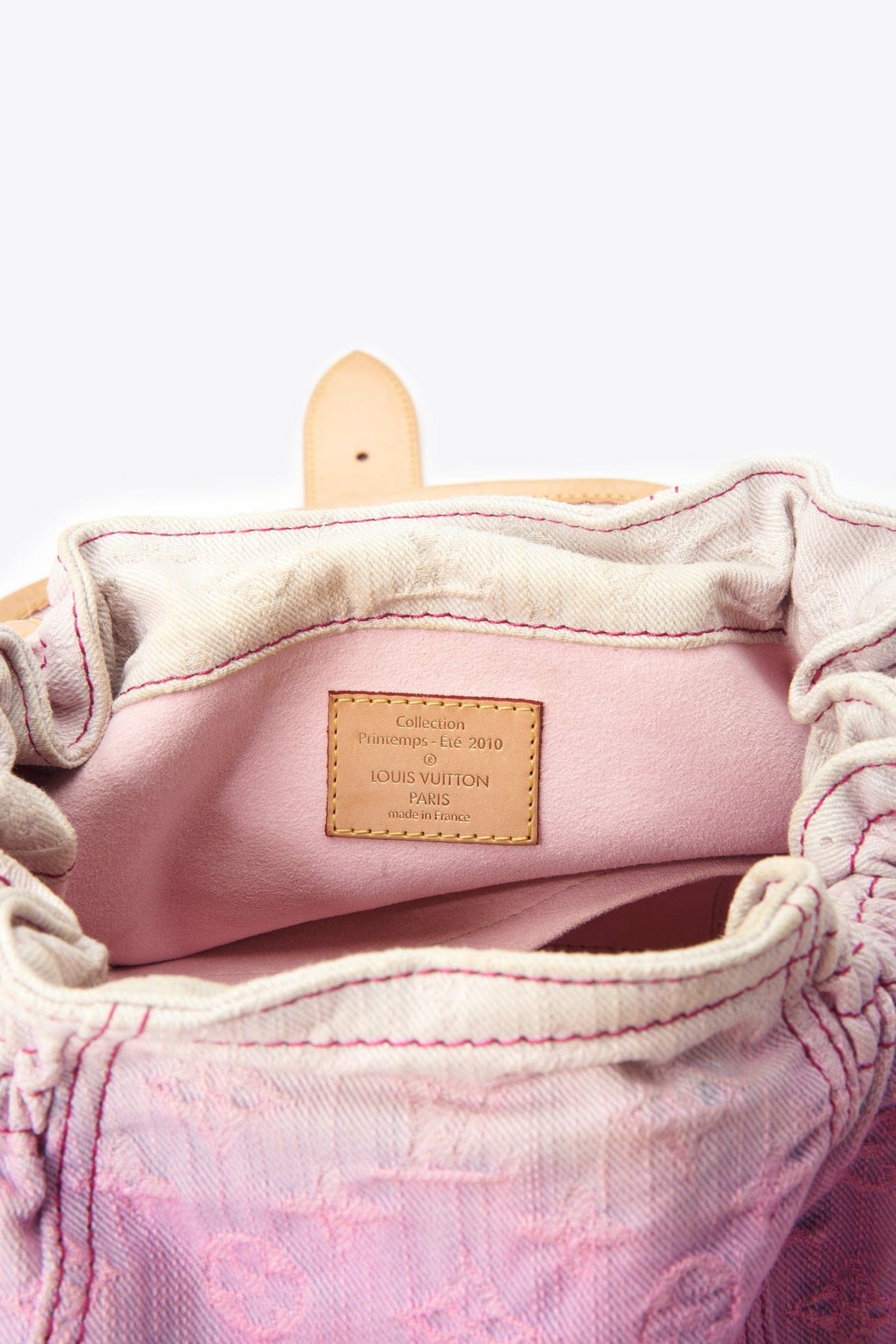 Louis Vuitton Rose Pink Denim Sunburst / Sunshine Bag