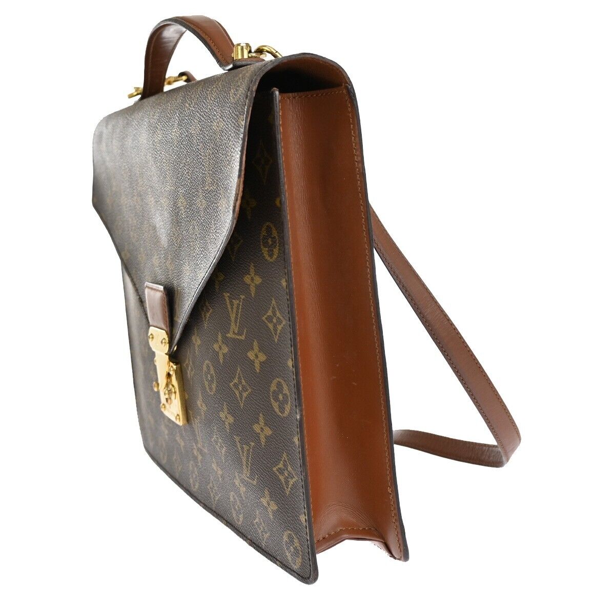 LOUIS VUITTON Porte Documents Shoulder Bag