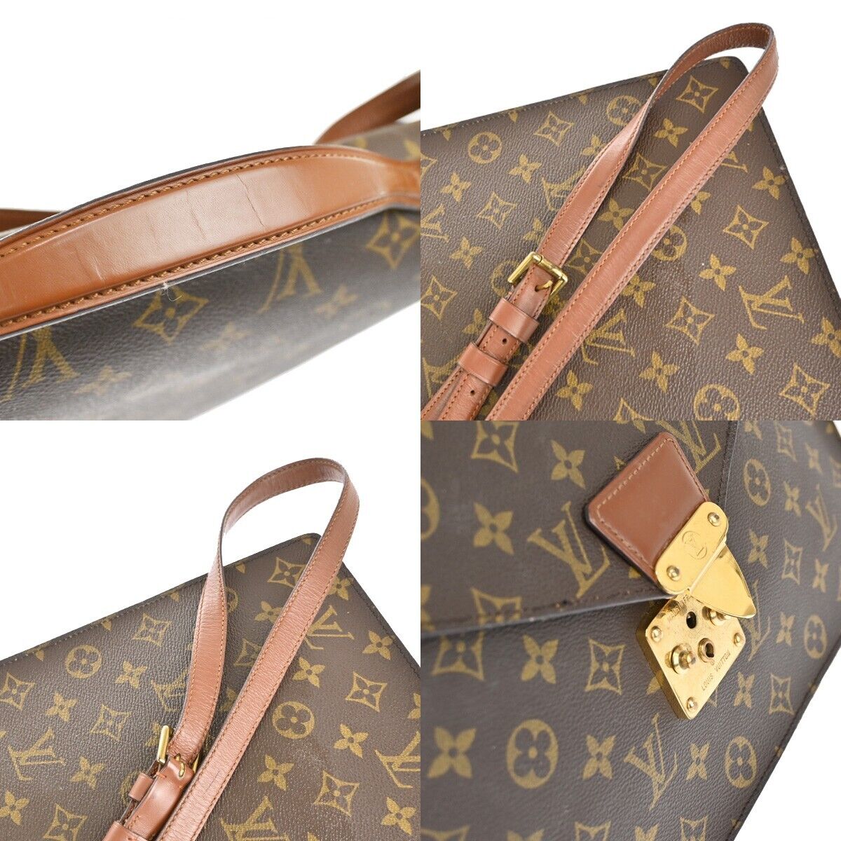 LOUIS VUITTON Porte Documents Shoulder Bag