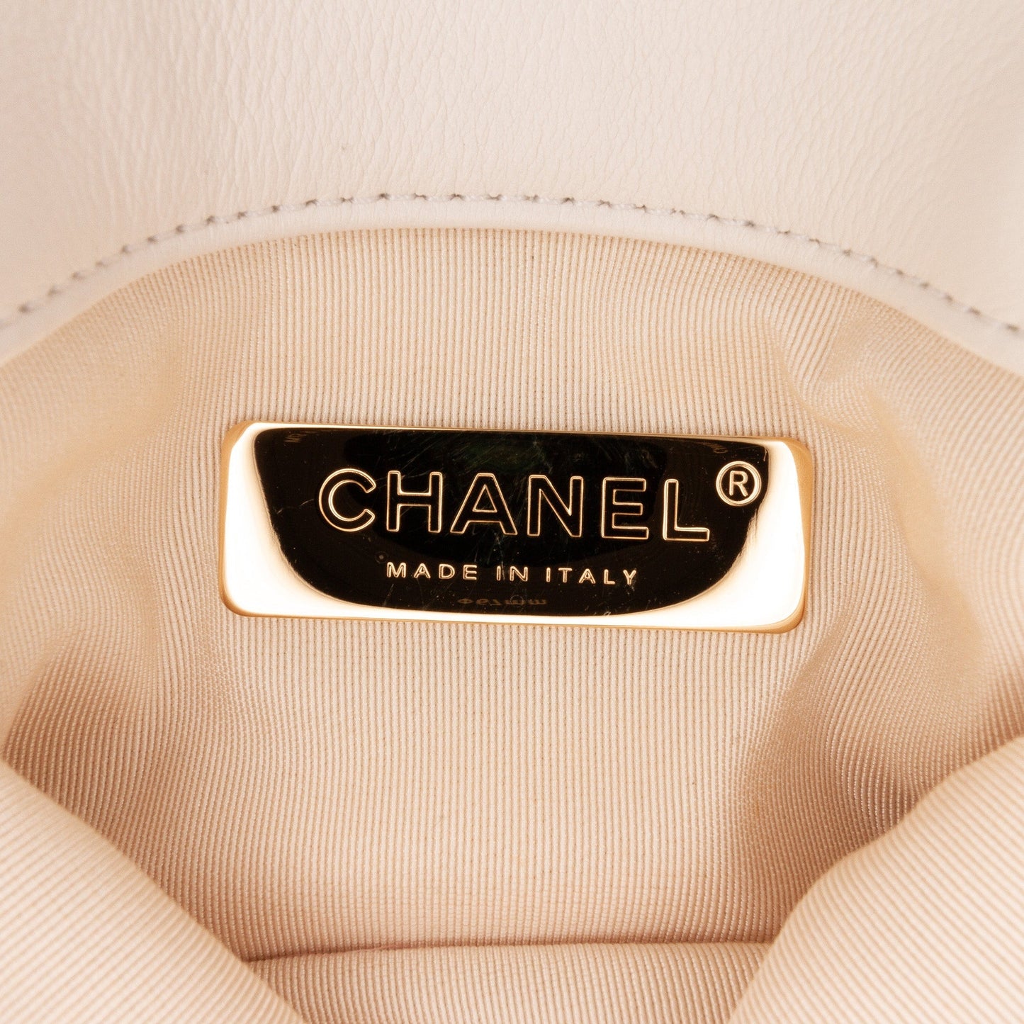 White Chanel Quilted Calfskin Pearl CC Accordion Flap Crossbody Bag