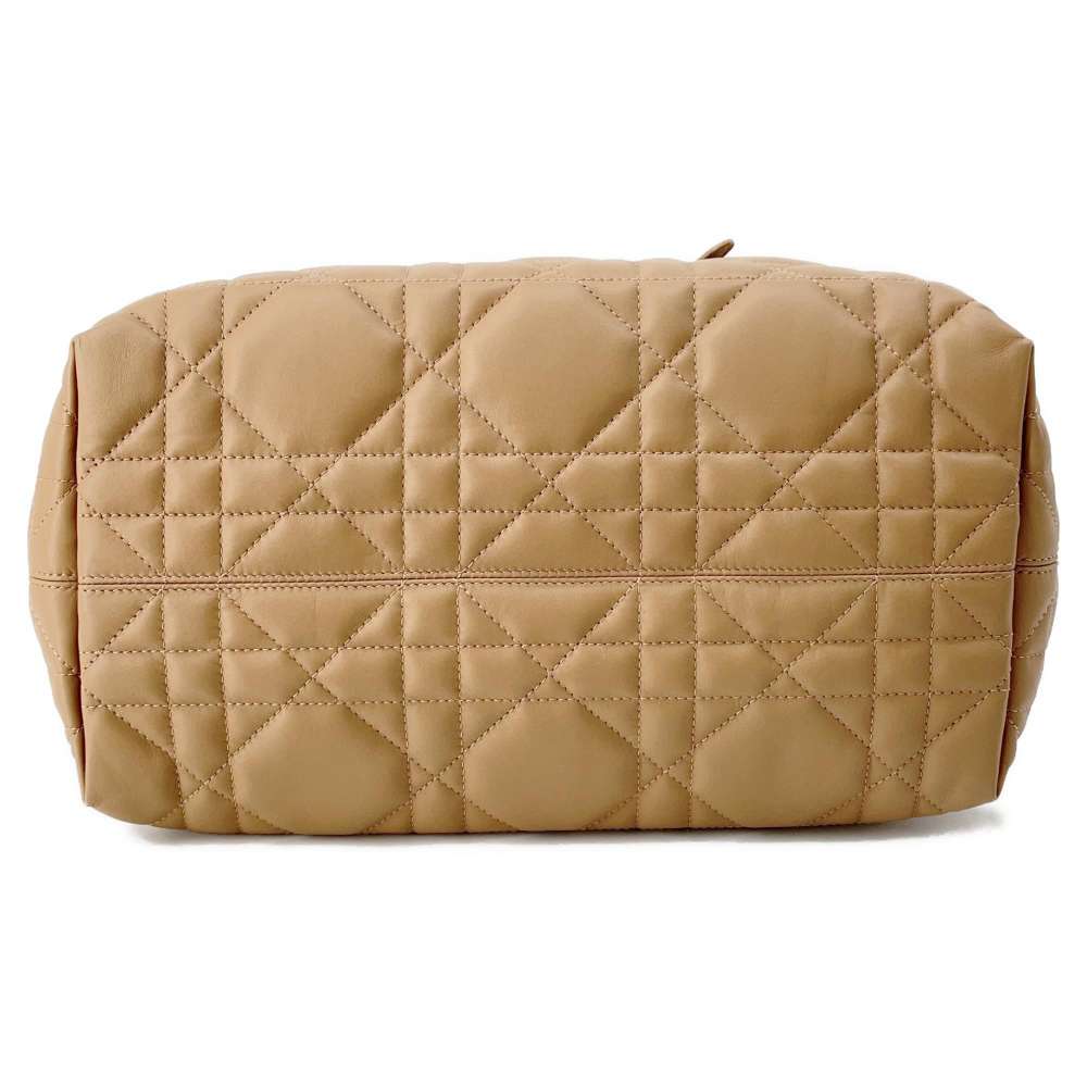 Dior Tote Jules Macro Cannage Tote Bag Brown M2821OSHJ_M53U Calf Leather Size Medium