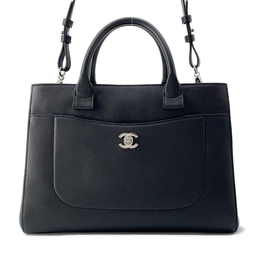 CHANEL Neo Executive Tote Black A69930 Leather