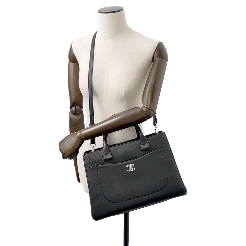 CHANEL Neo Executive Tote Black A69930 Leather