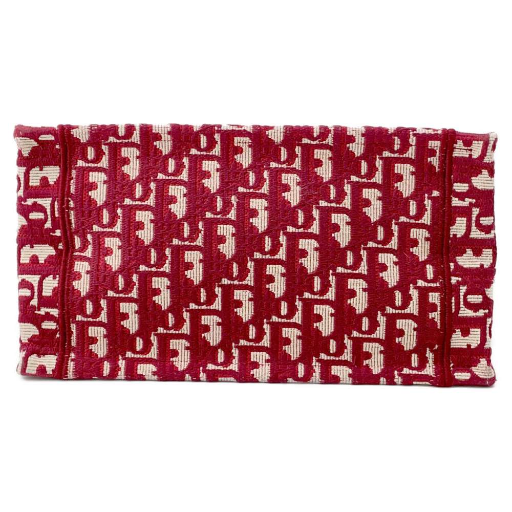 Dior Book Tote Oblique Burgundy M1265ZRIW Canvas Size Small