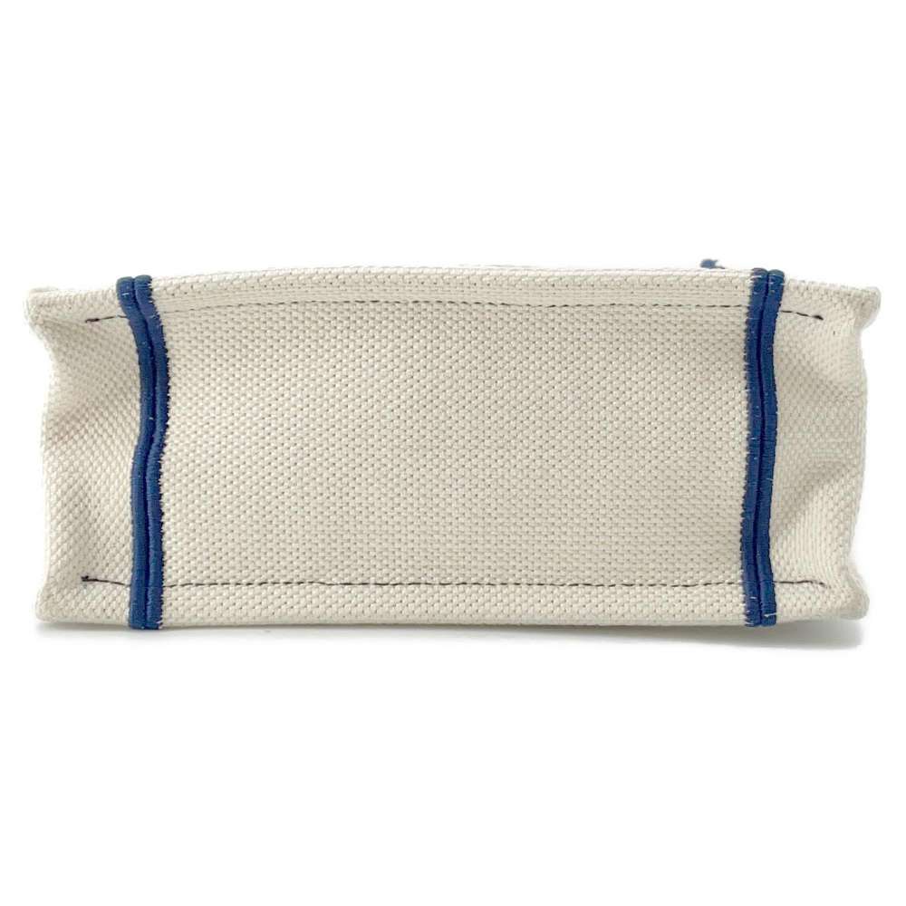 Dior book tote vertical Ivory/Navy/Red Canvas Size Mini