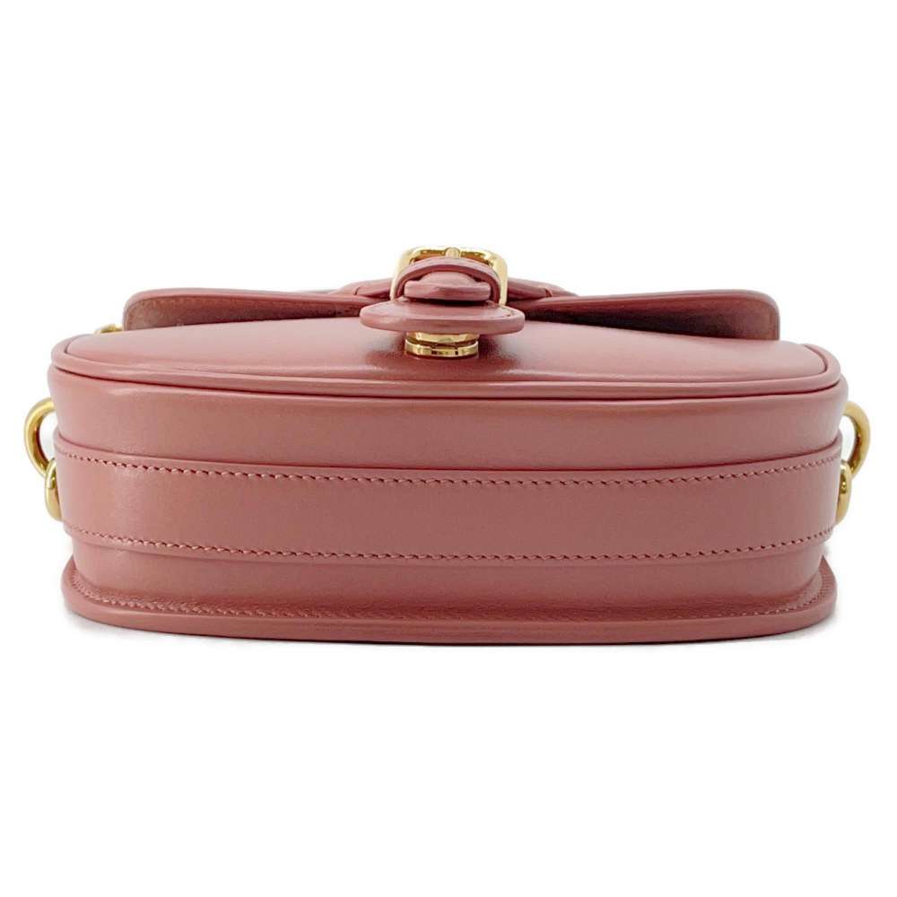 Dior Bobby Shoulder Bag Pink M9317UMOL Leather Size Small