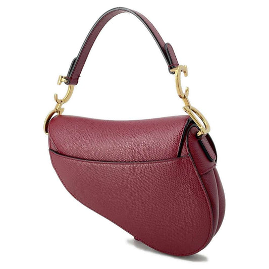 Dior Saddle bag Red M0447CWVG Leather Size Mini