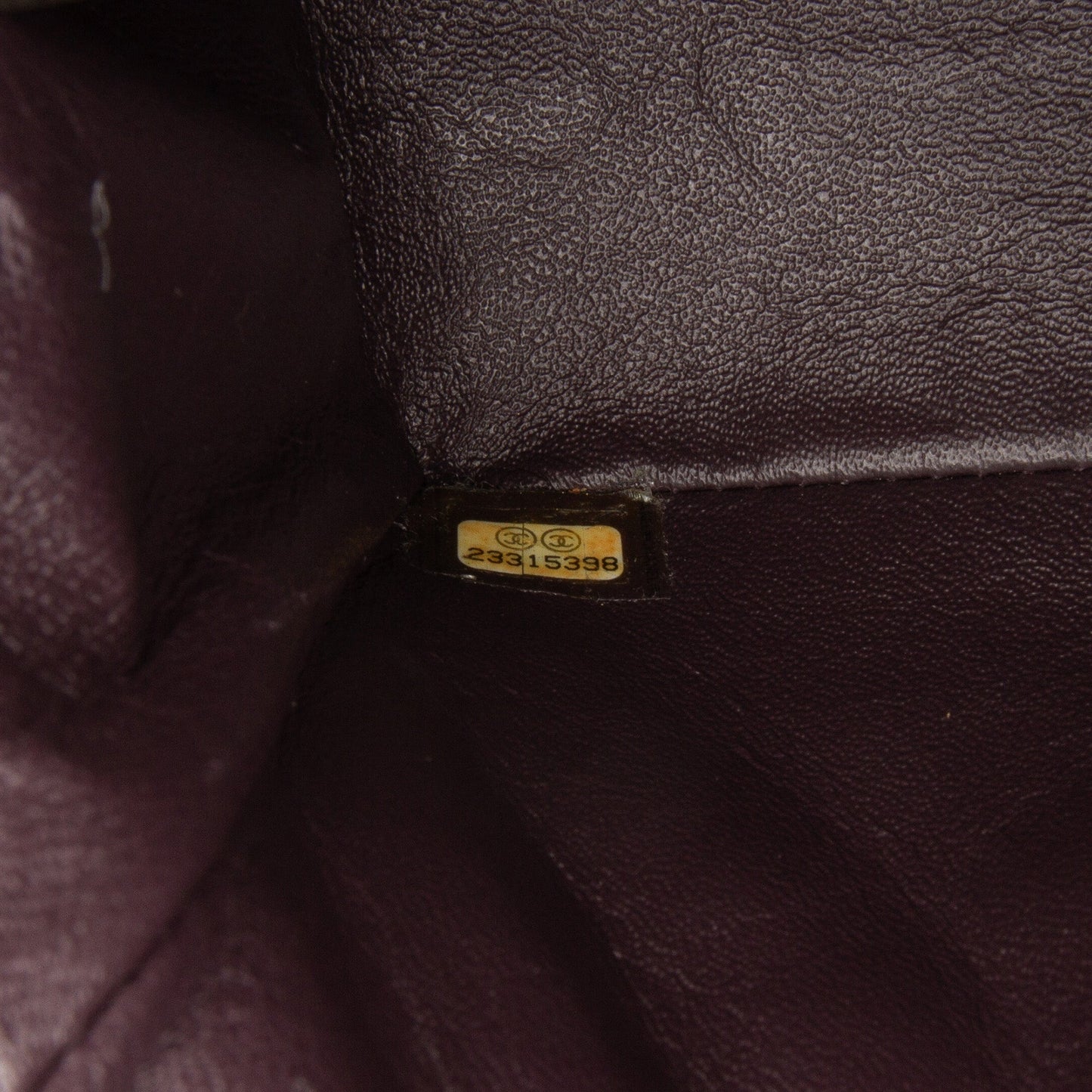 Purple Chanel Mini Square Classic Caviar Single Flap Crossbody Bag