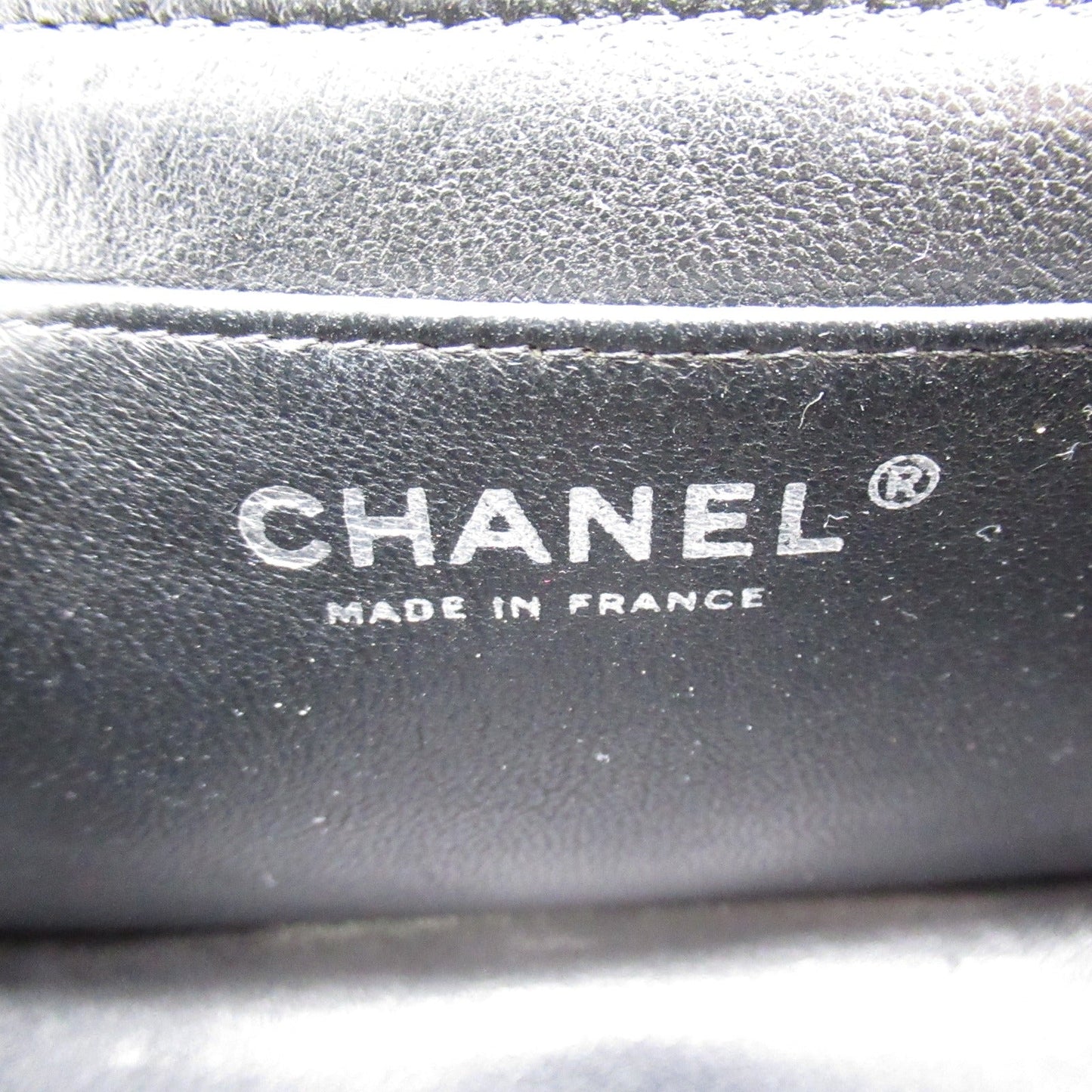 Chanel Mini Chain Shoulder Bag Caviar S  Black A35200