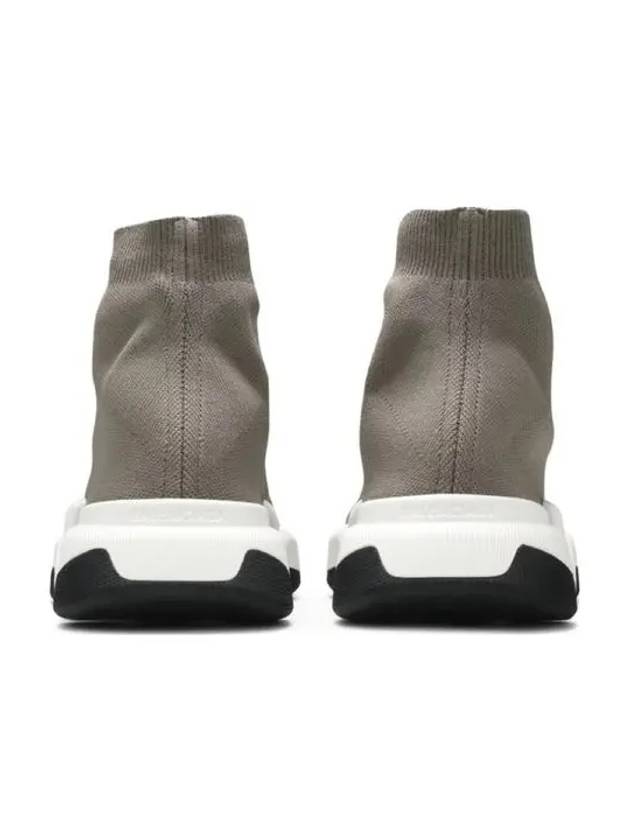 Luxury Balenciaga  Speed 2.0 High Top Sneakers Dark Beige