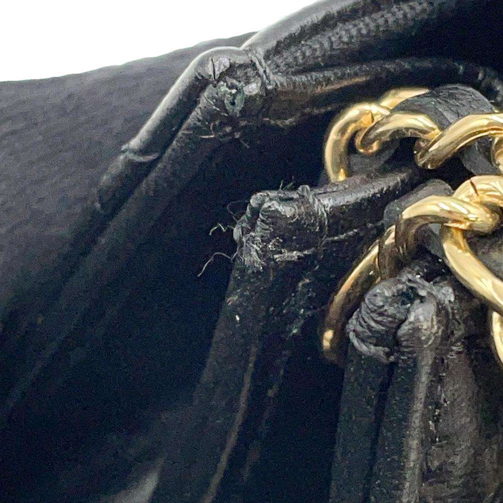 CHANEL Mini Matelasse ChainClutch Black AP3001 Lambskin Size Mini