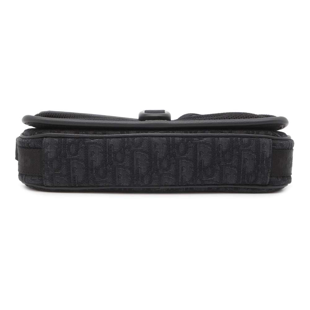 Dior Dior8 Oblique messenger bag Black 1EIPO302YKY Jacquard Leather