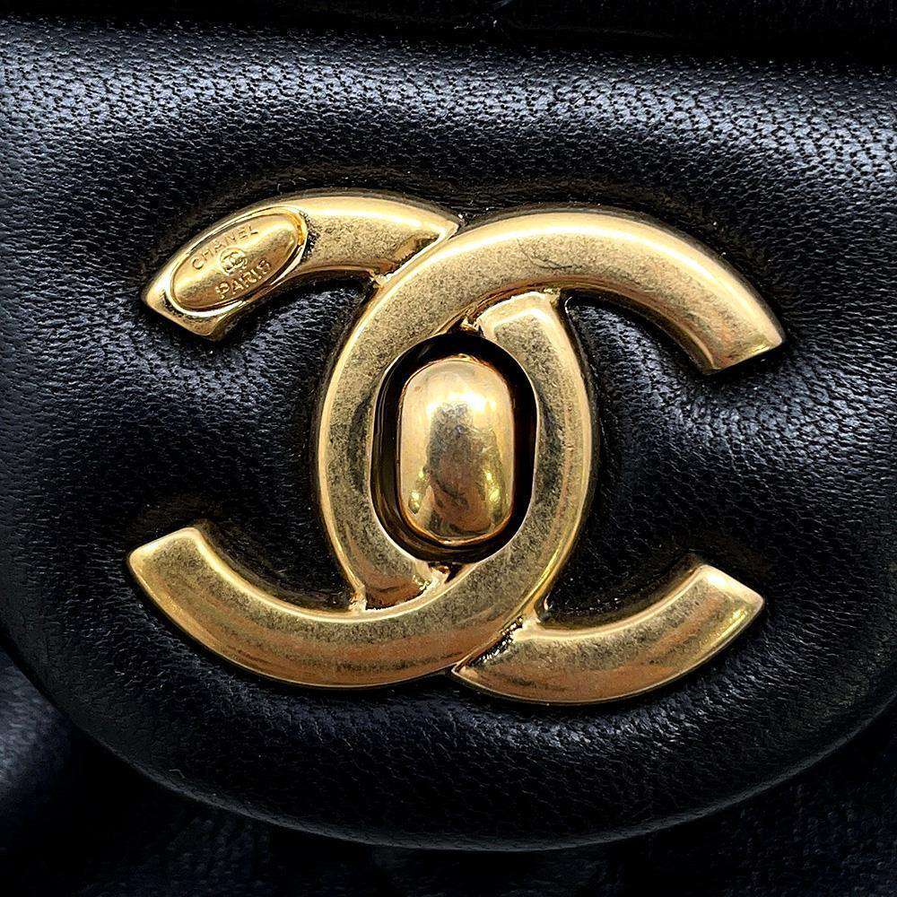 CHANEL Mini Matelasse Heart ChainShoulder Bag Black AS3457 Lambskin Size 20