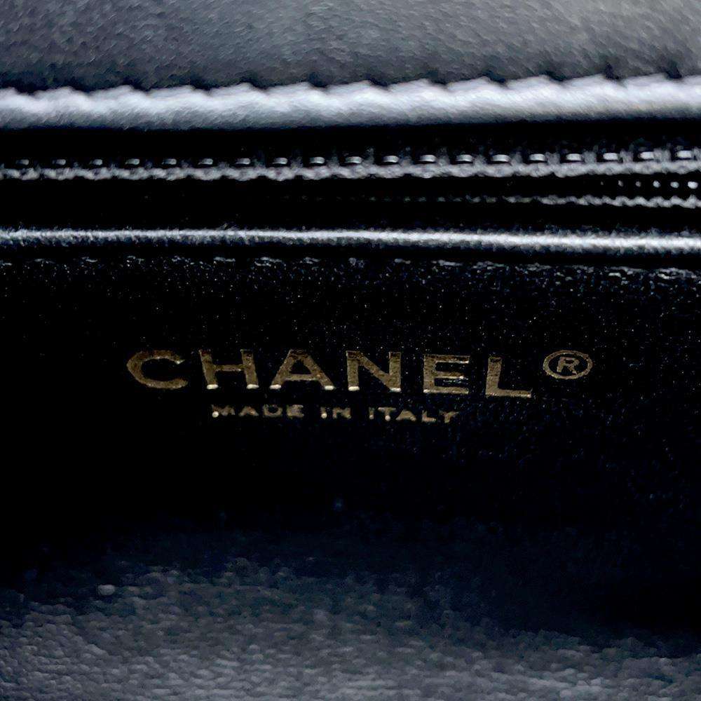 CHANEL Mini Matelasse Heart ChainShoulder Bag Black AS3457 Lambskin Size 20
