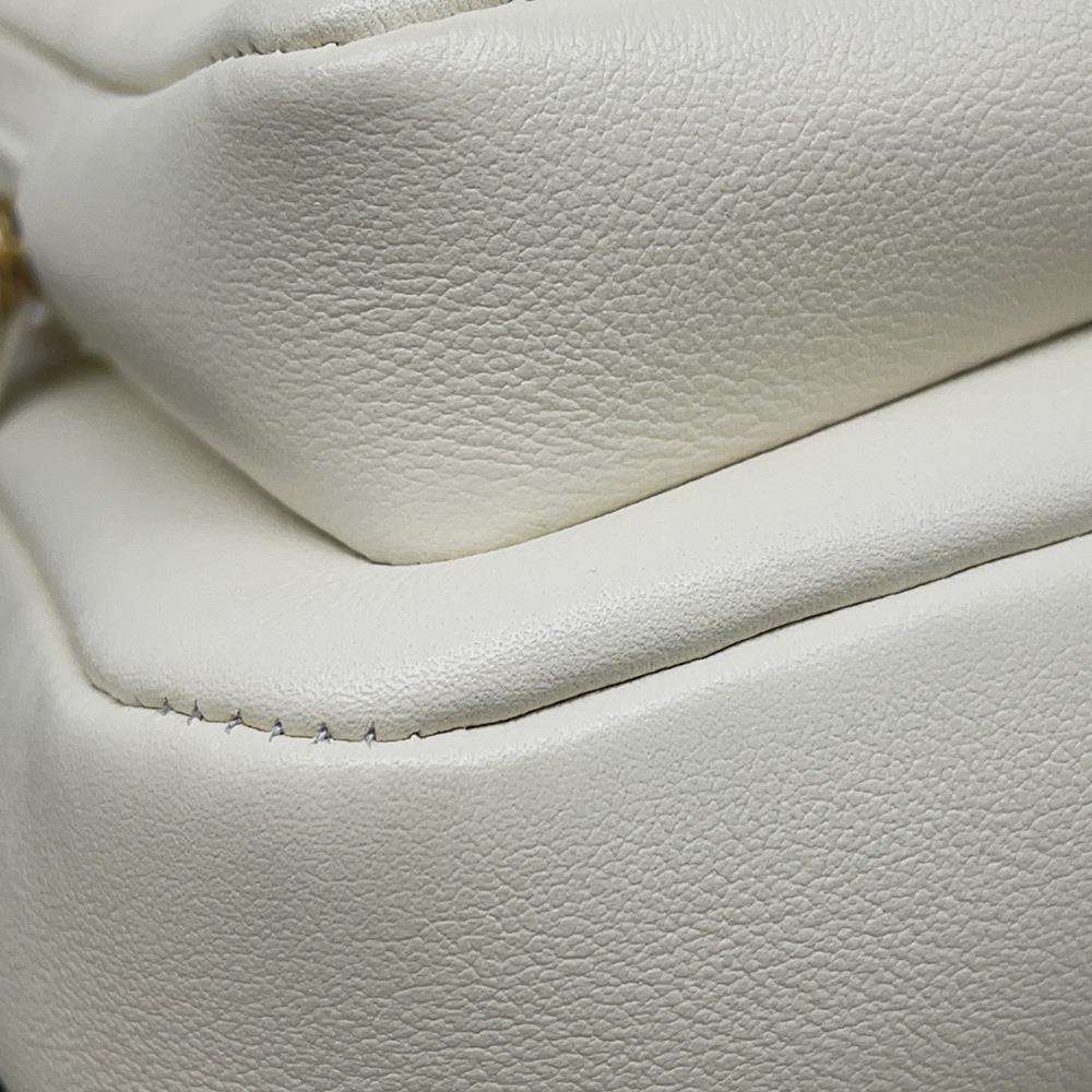 CHANEL Small Camera Bag White AS2923 Leather