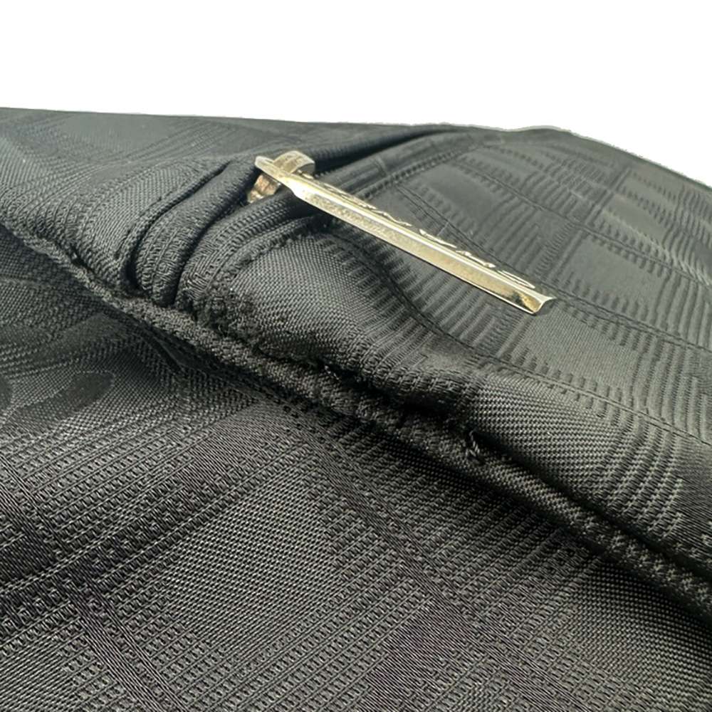 CHANEL New Travel Line Messenger Bag Black A29348 Nylon Leather