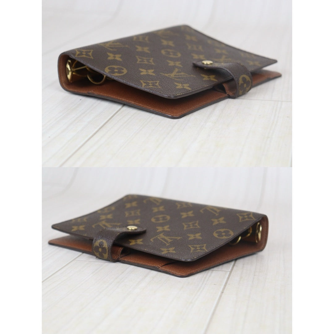 Good ( Rank AB) ｜ LV Monogram Medium Ring Agenda Cover Notebook Cover ｜24092606