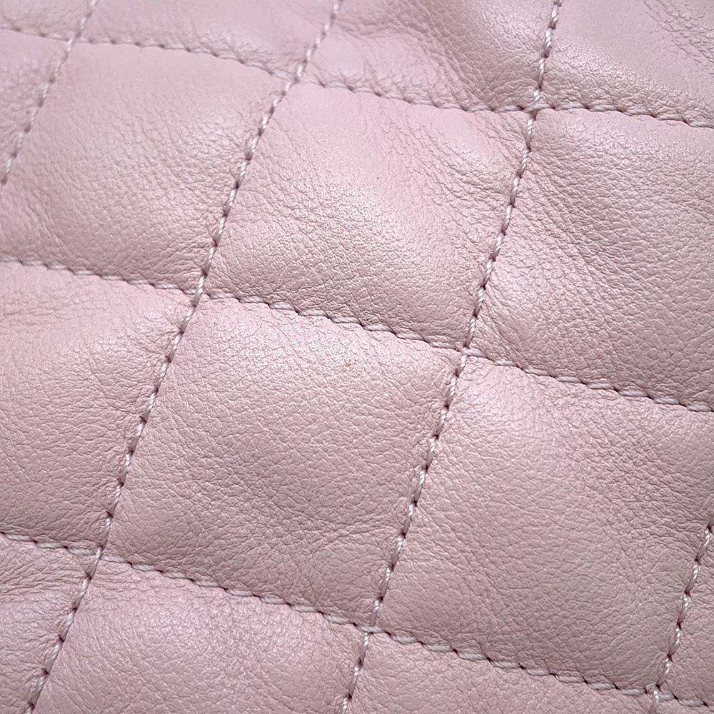 CHANEL Pearl ChainShoulder Bag Pink AS2529 Leather