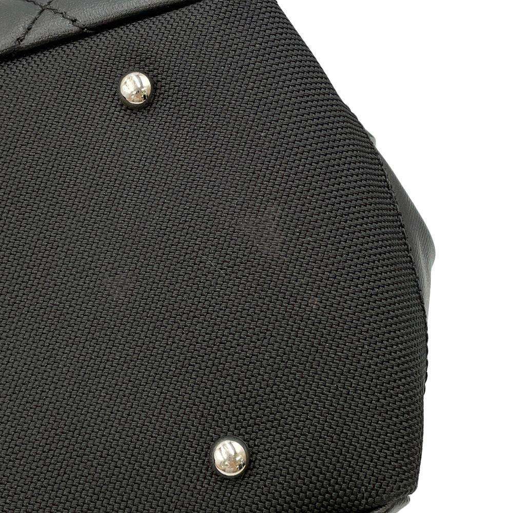 CHANEL Paris-Biarritz Tote Bag Black A34209 Leather Canvas Size MM