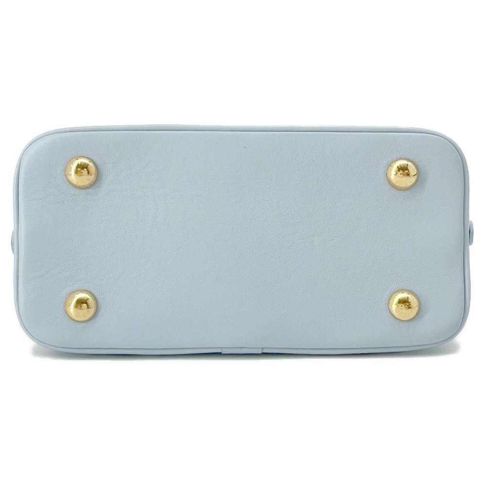 Louis Vuitton Alma・Soft Blue Gacier M59822 Calf Leather Monogram・Pattern Size BB