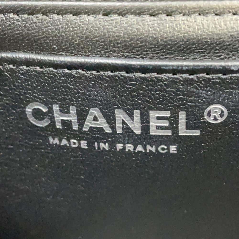CHANEL Mini Matelasse ChainShoulder Bag Black A69900 Lambskin Size Mini