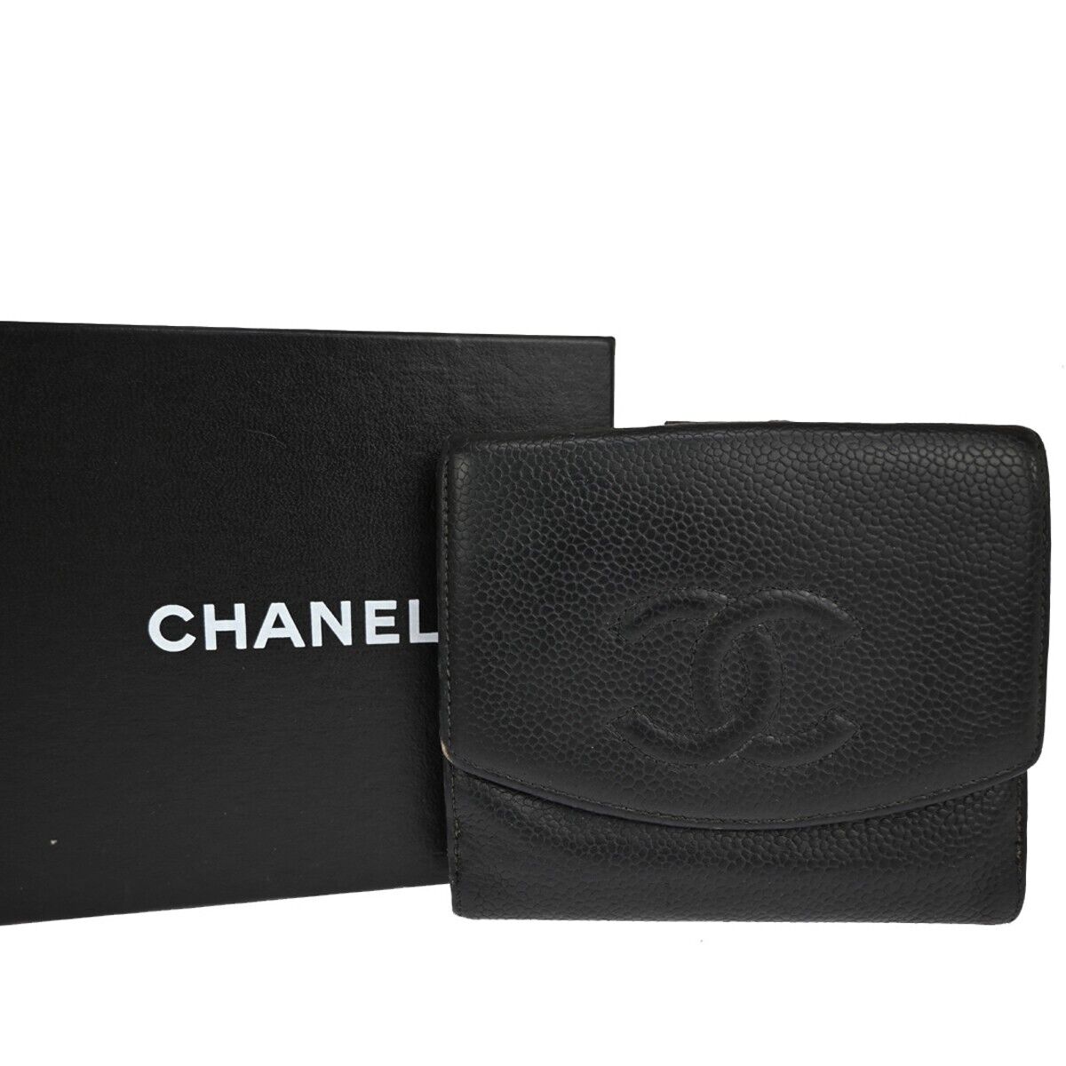 CHANEL Logo CC Wallet