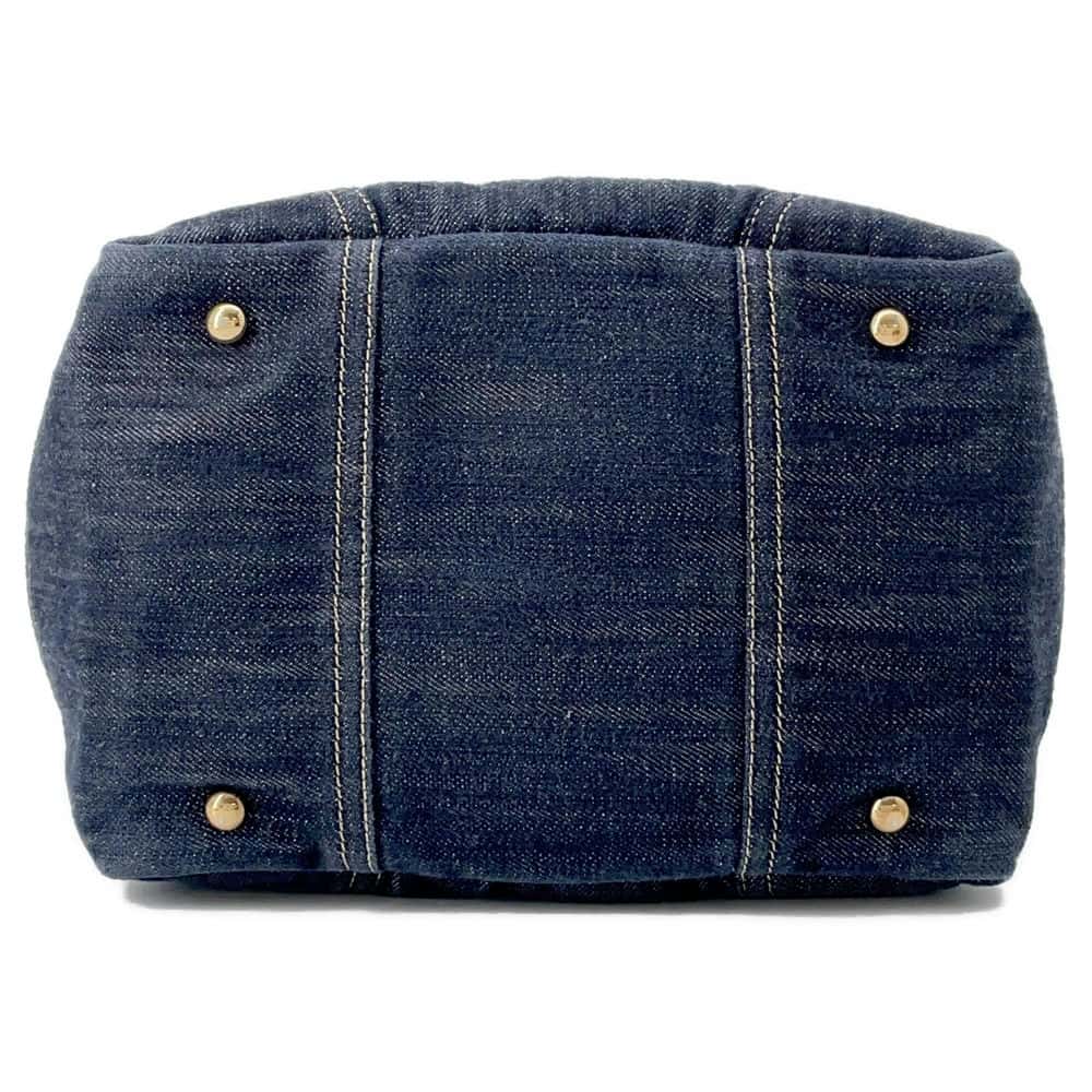 CHANEL Sparkling denim tote Blue A31985 Denim