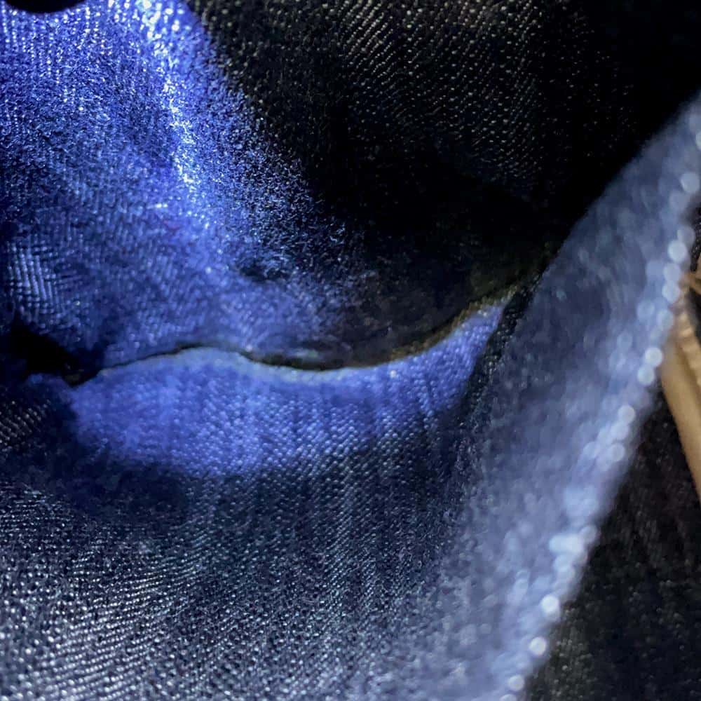 CHANEL Sparkling denim tote Blue A31985 Denim