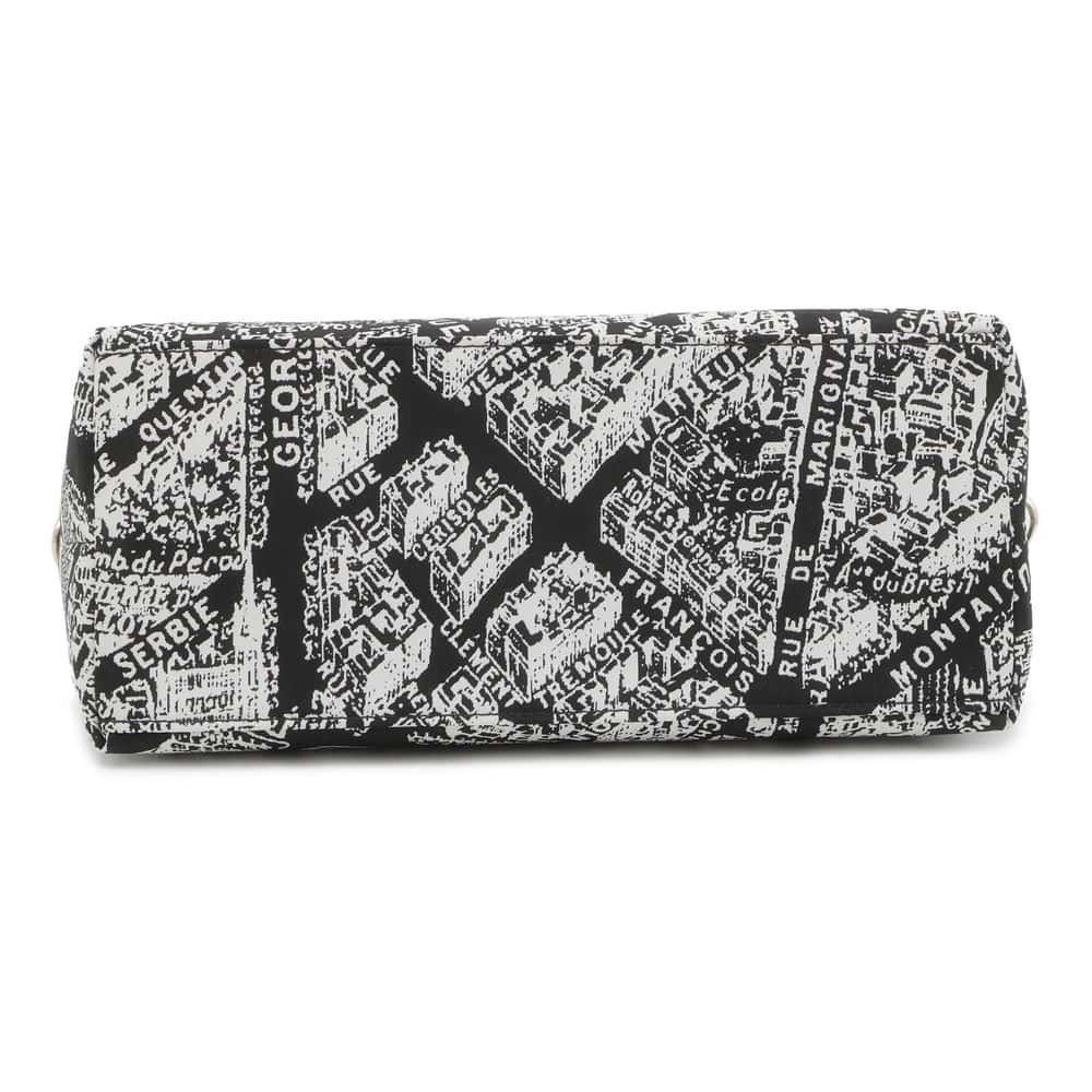 Dior Dior Travel Nomad Pouch Black/White S5554OBQD_M993 Nylon Leather Size Medium