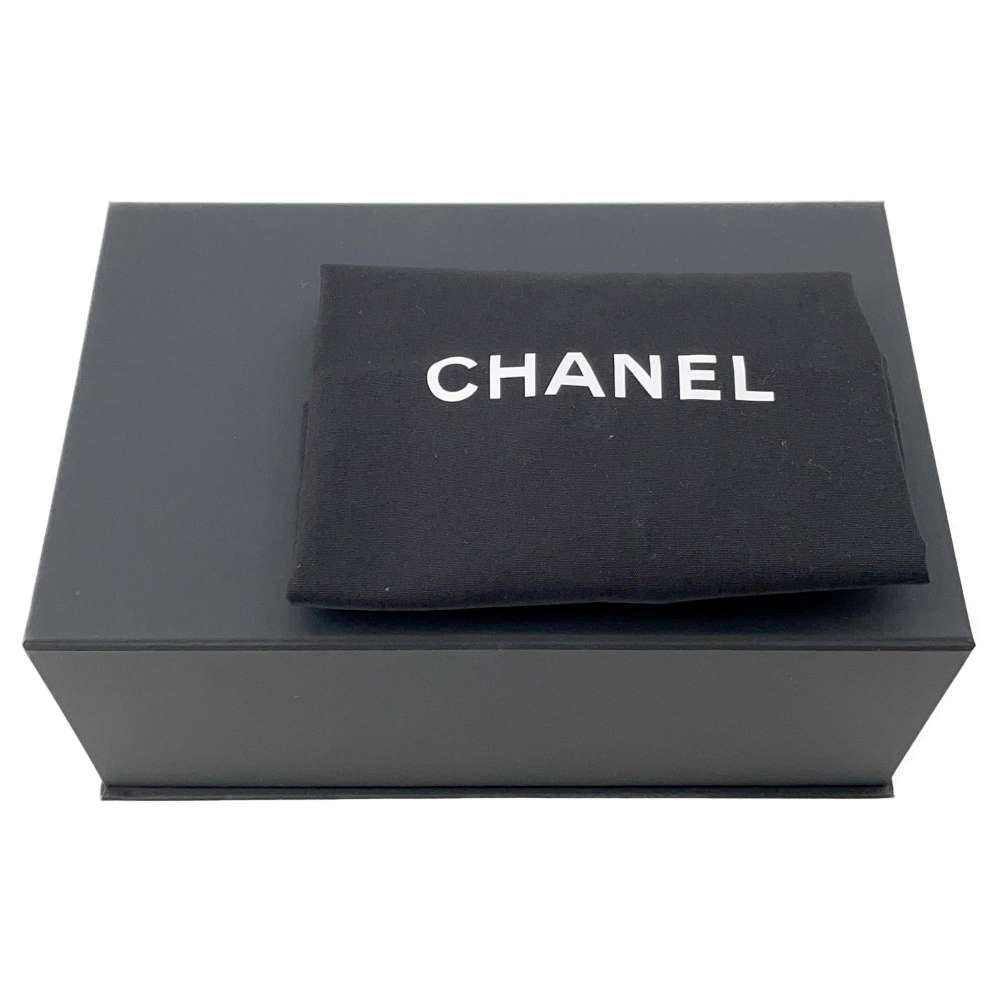 CHANEL Mini Matelasse Camellia Chain Shoulder Bag Black AS4041 Lambskin Size 20