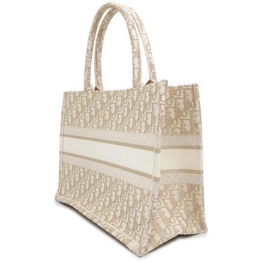 Dior Book tote White M1296ZTQR_M981 Canvas Size Medium