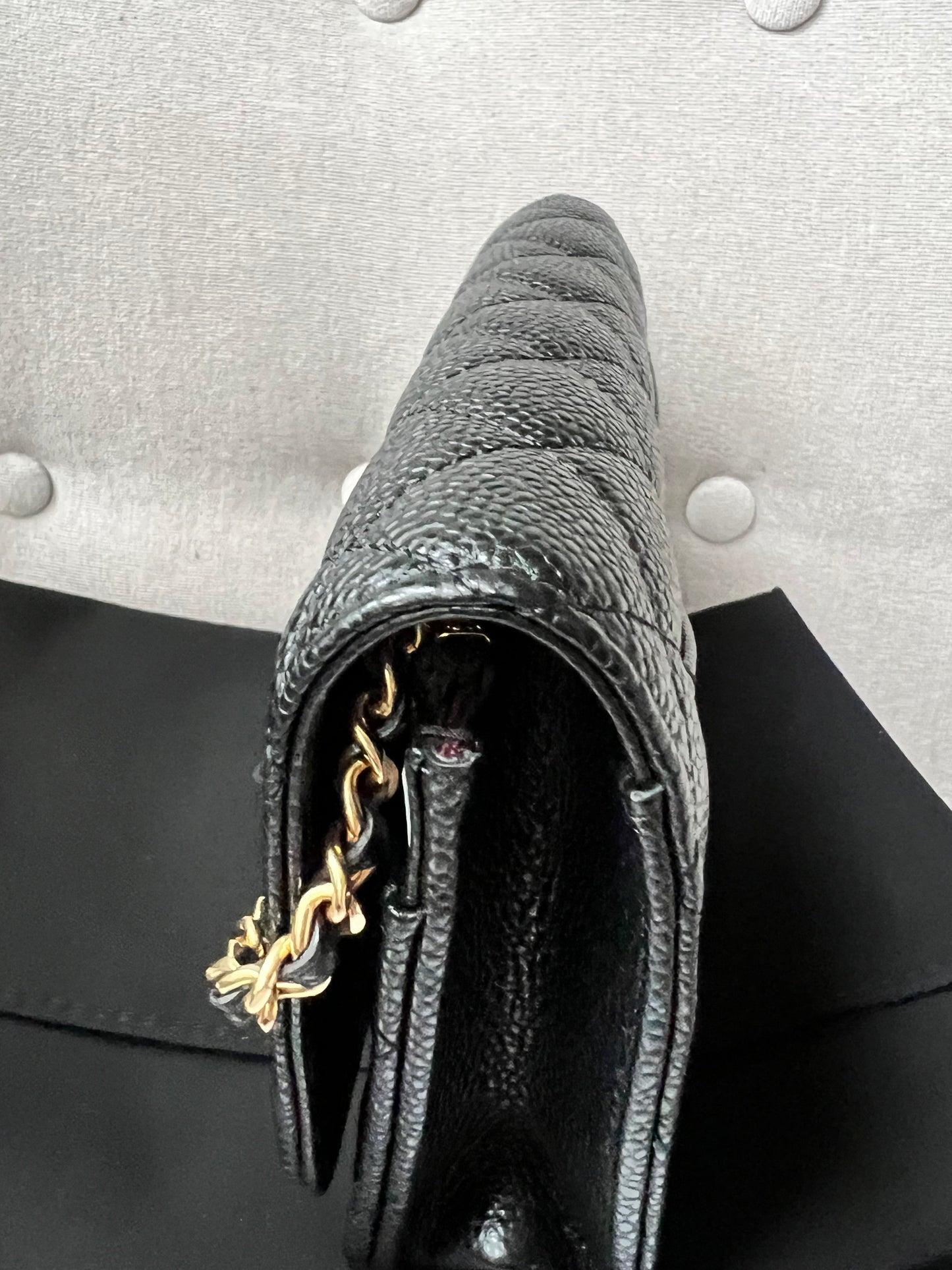 Chanel Black Caviar Wallet on Chain