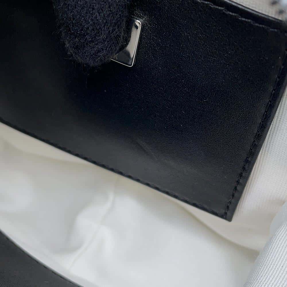 CHANEL Star ChainShoulder Bag White AS4579 Satin