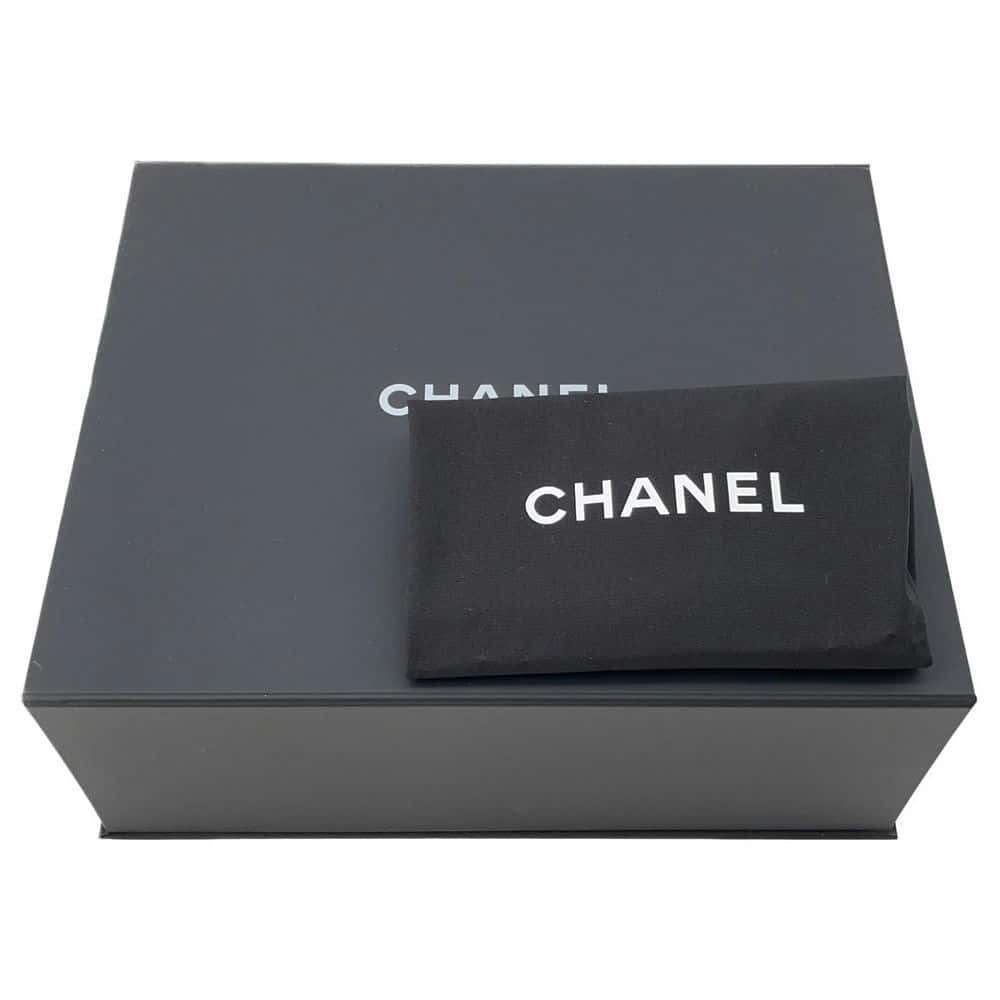 CHANEL Star ChainShoulder Bag White AS4579 Satin
