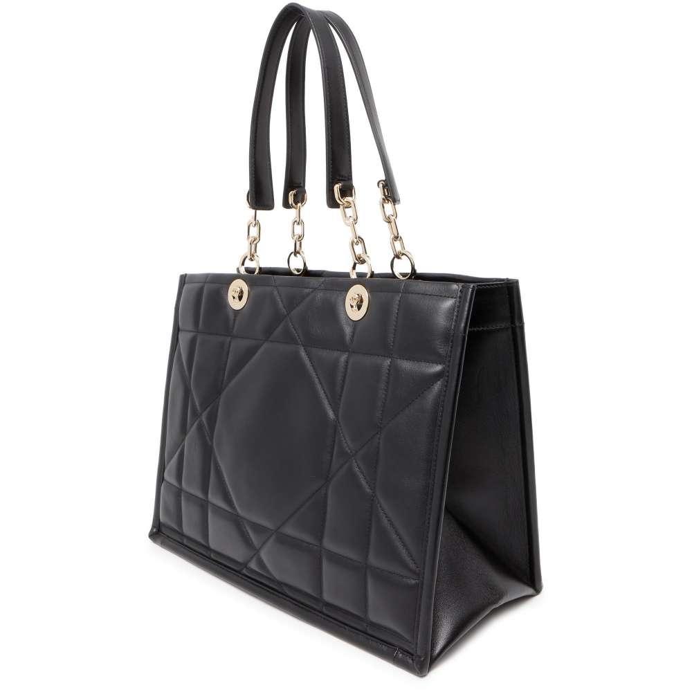 Dior ArchiCannage Essential ChainTote Bag Black M8721OZVJ Leather Size Medium