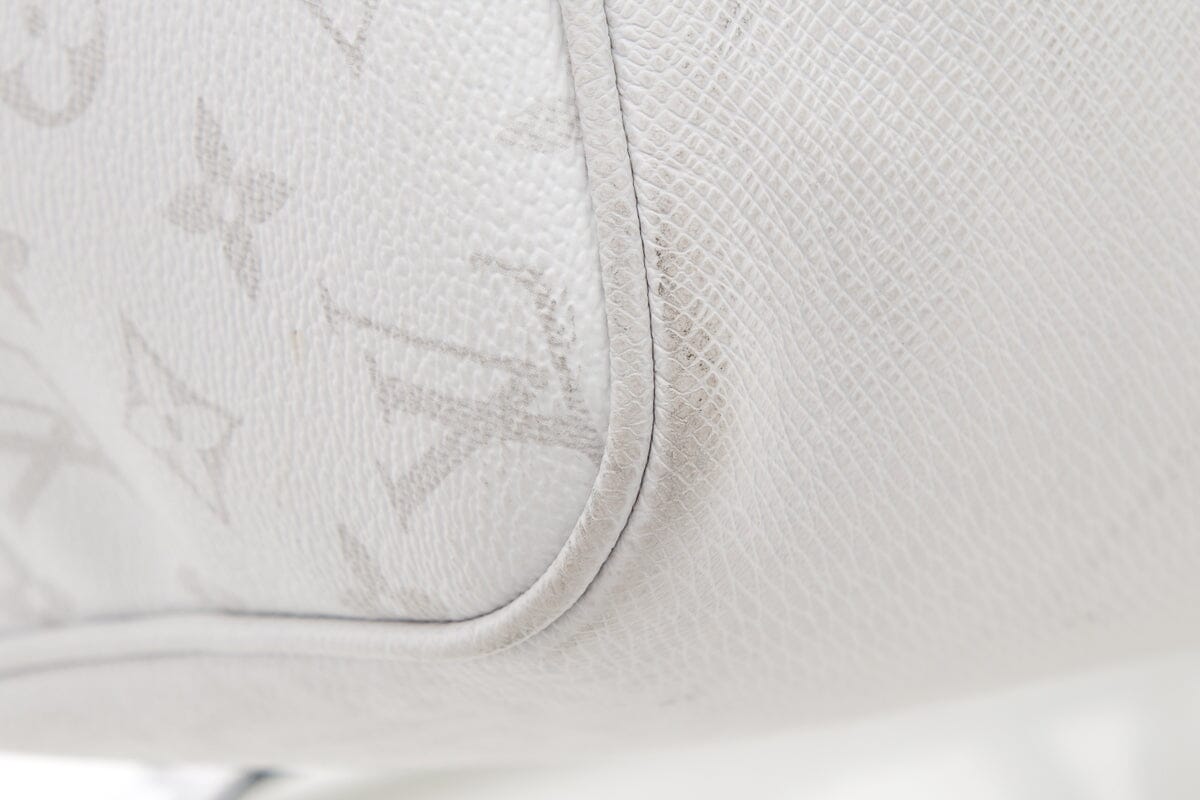 Louis Vuitton White Travel Duffle