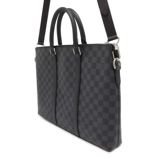 Louis Vuitton Anton Briefcase Noir N40024 Damier Graphite