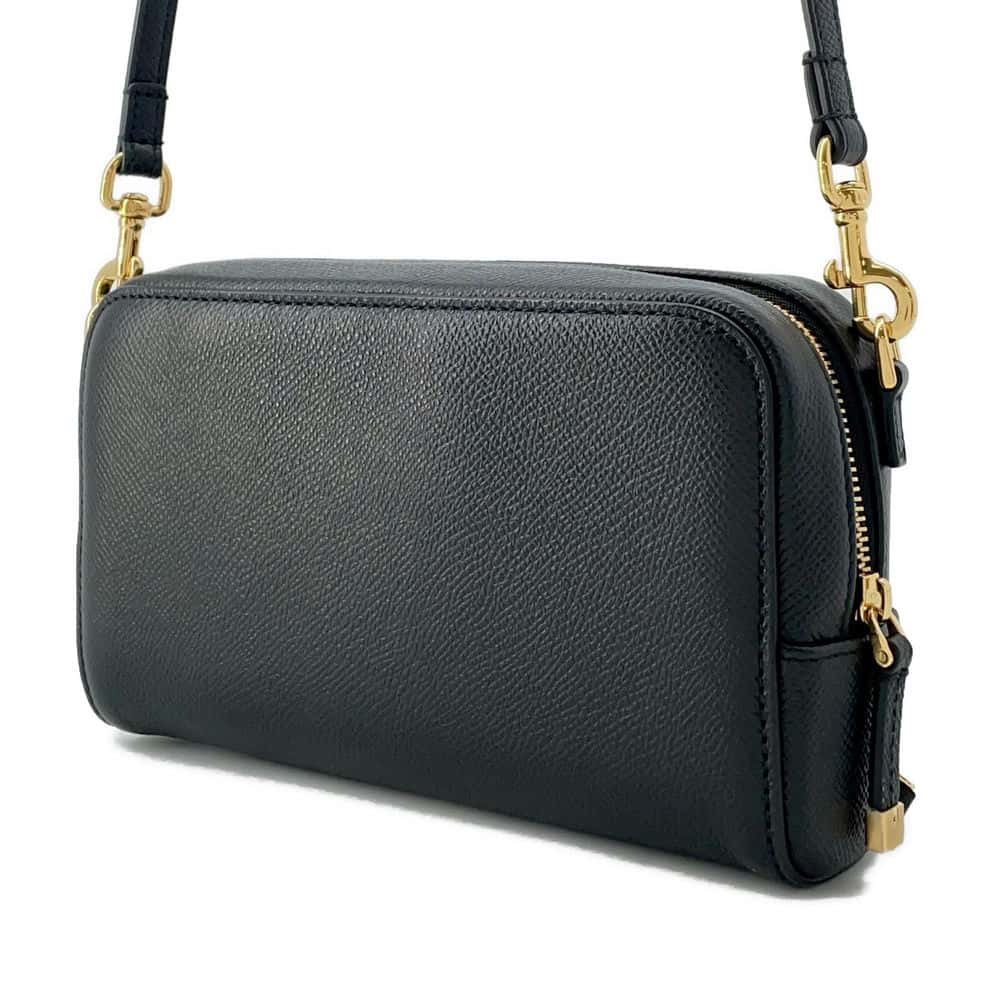 Dior Karo double pouch Black S7431UBAE Leather