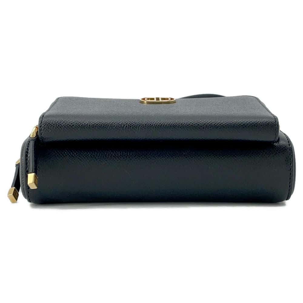 Dior Karo double pouch Black S7431UBAE Leather